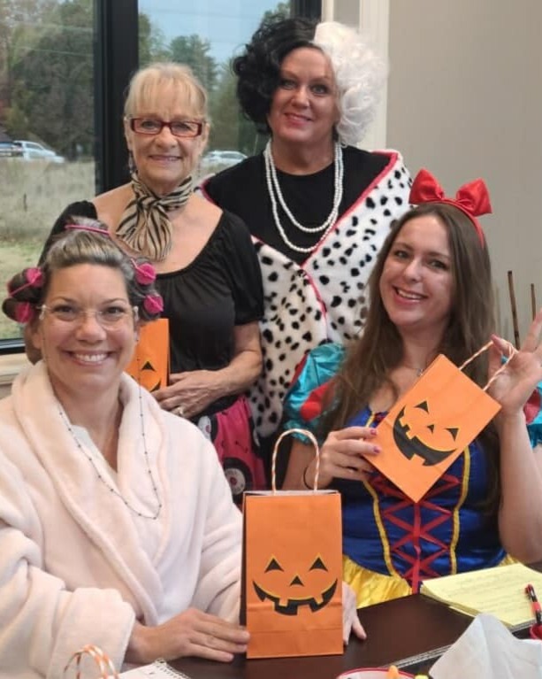 A fun time celebrating Halloween. You are never too old to dress up and still be a kid. Happy Halloween to everyone from our office.