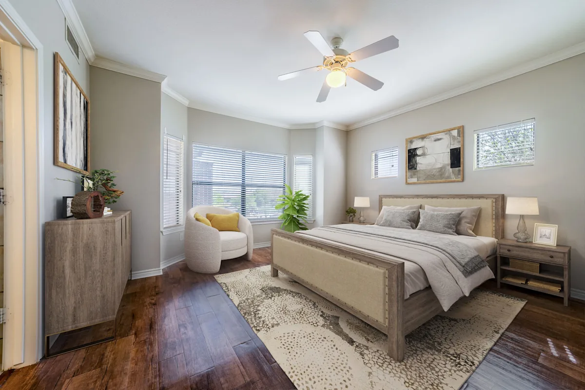 bedroom at The Landmark 