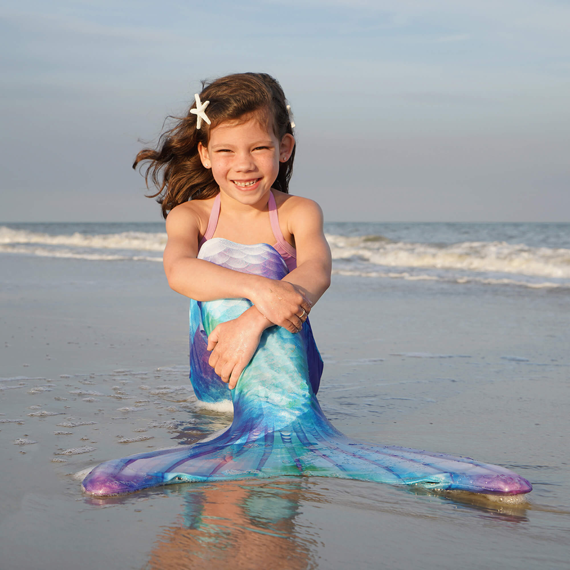 Beach mermaid photoshoot