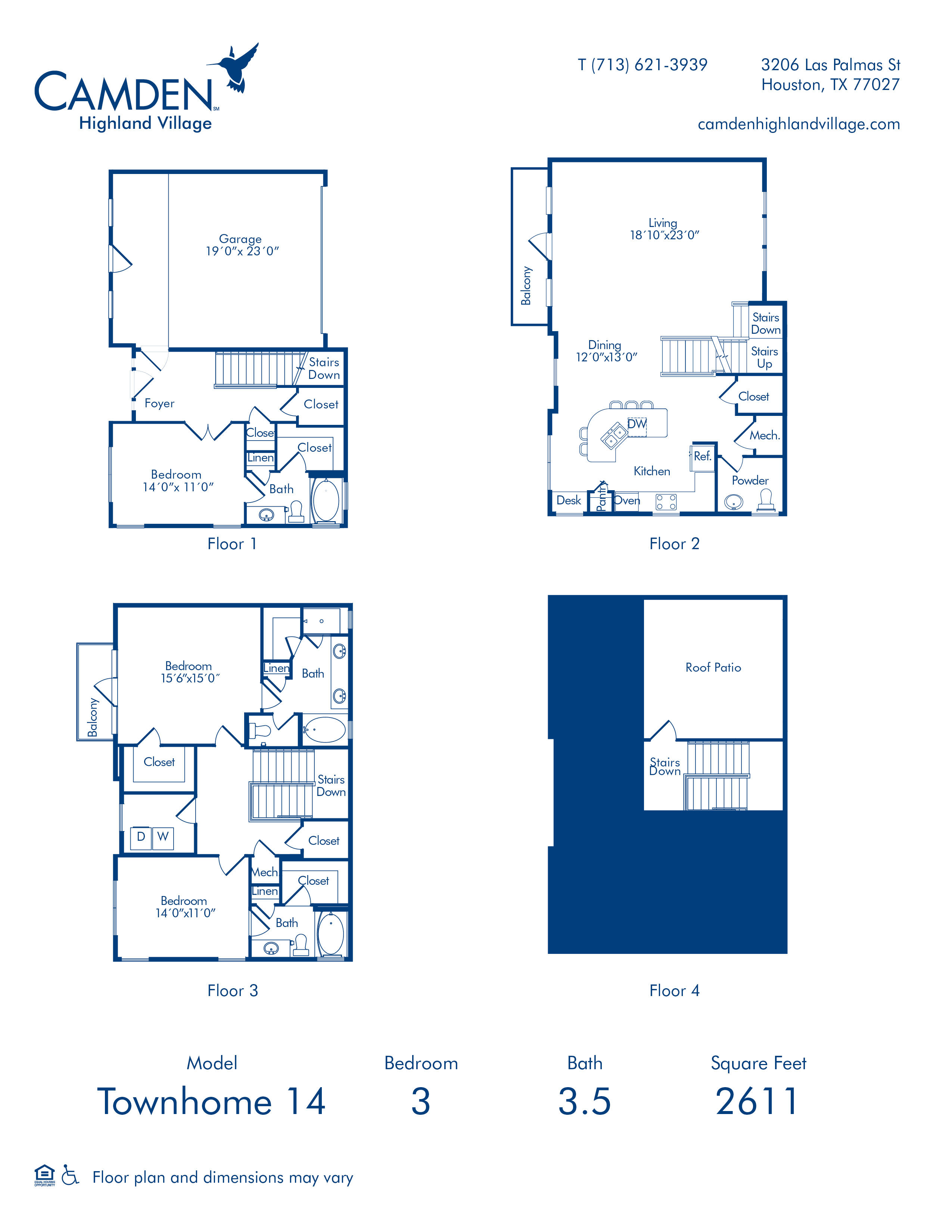 Camden Highland Village Apartments and Townhomes Photo