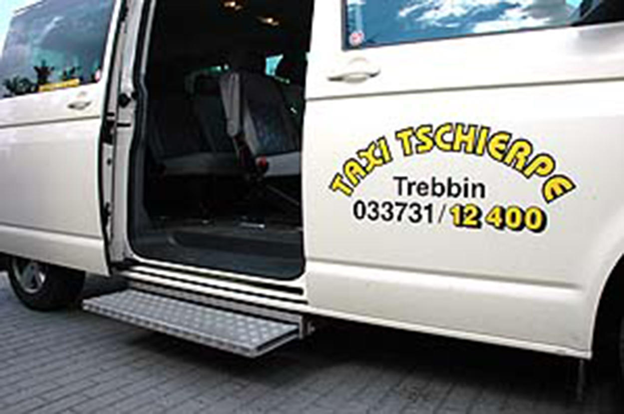 Taxi & Gütertransporte Andreas Tschierpe, Baruther Straße 56A in Trebbin