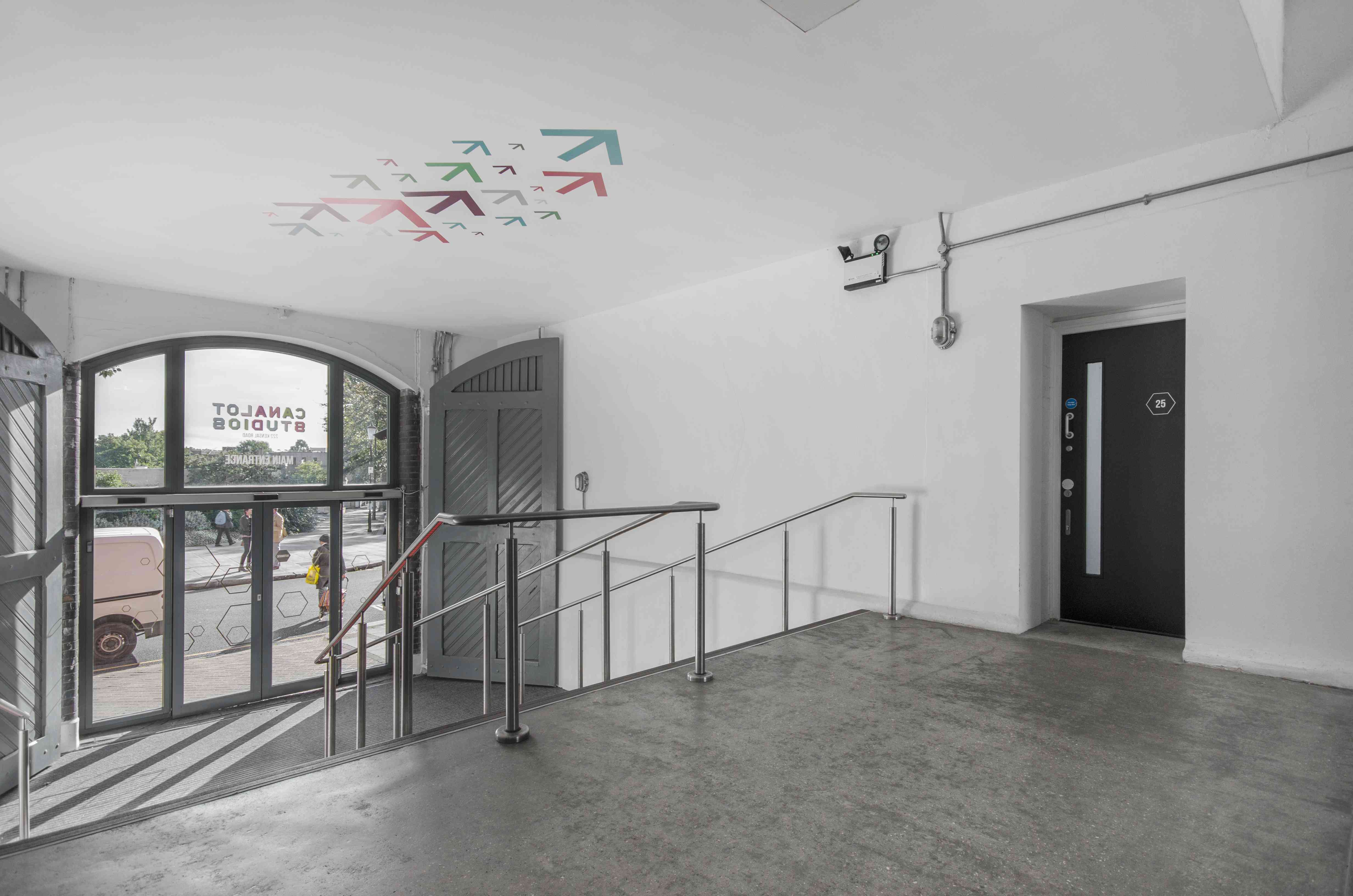 Canalot Studios Entrance, offices to let Kensington Workspace® | Canalot Studios London 020 3813 2355