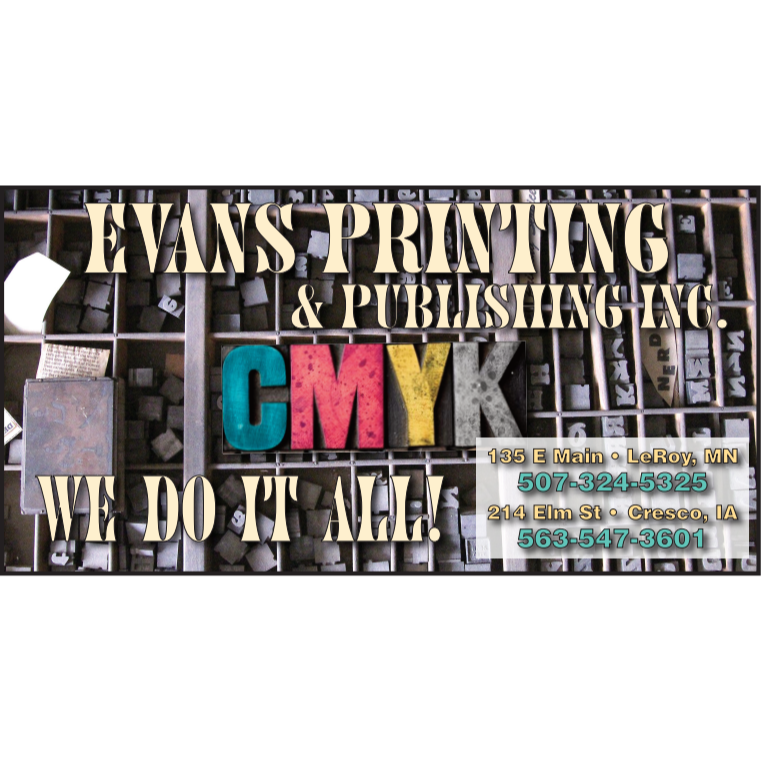 Evans Printing &amp; Publishing Inc (Cresco TPD) • (MCI) Logo