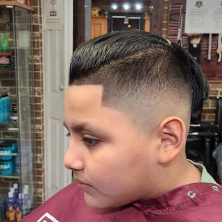 Navarro's Barbershop- boy haircut