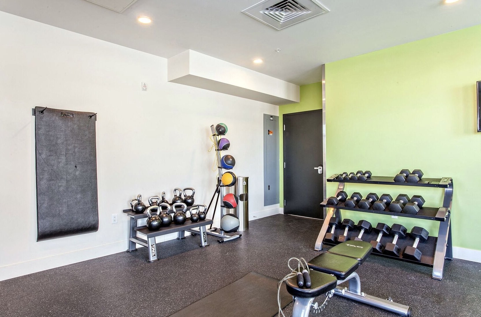 Fitness Center With Modern Equipment