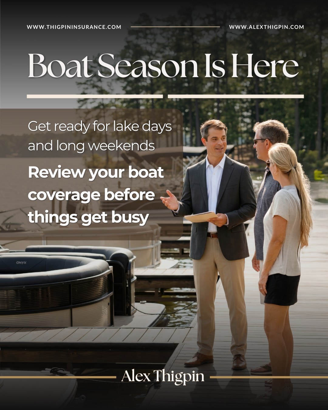 Warmer weather around Middle Georgia means extra time on the water. Before the schedule fills up with trips to the lake, it helps to take a few minutes to look over your current policy and make sure everything is up to date.