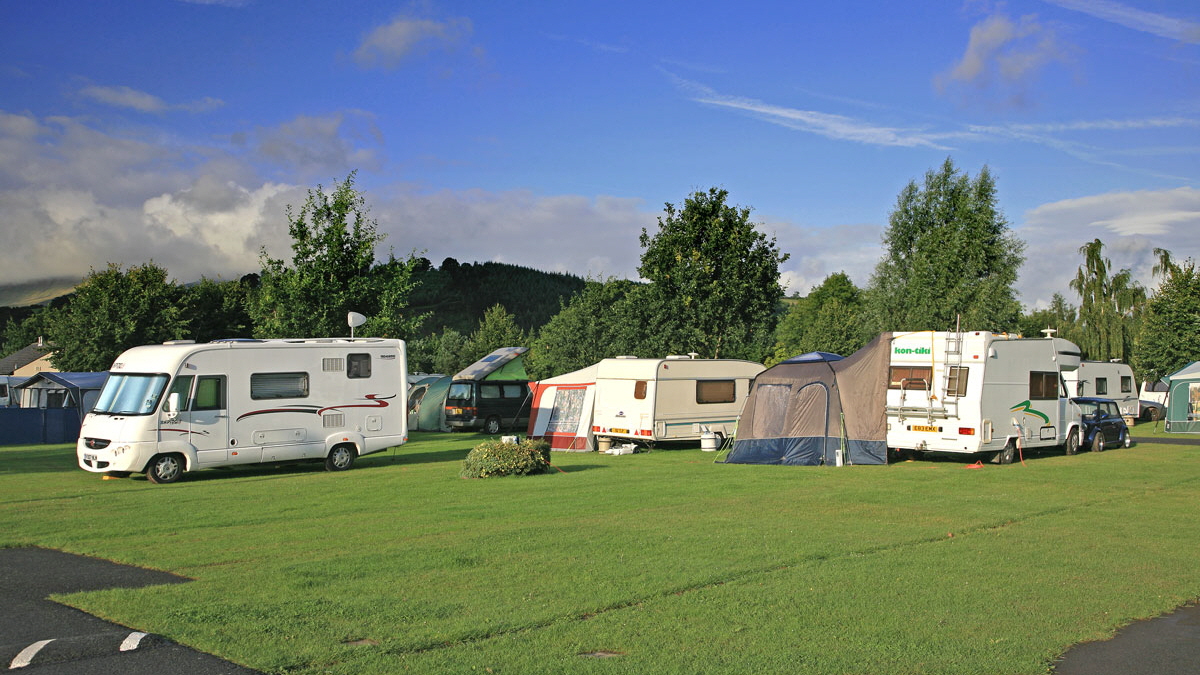Brecon Beacons Caravan and Motorhome Club Campsite Brecon 01874 623325