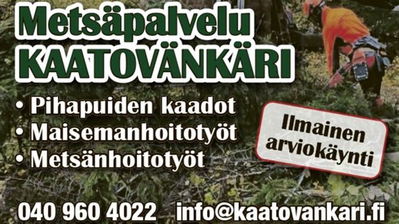 Images Metsäpalvelu Kaatovänkäri