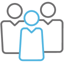 Family of three icon.