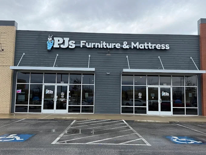 PJs Furniture & Mattress Front View