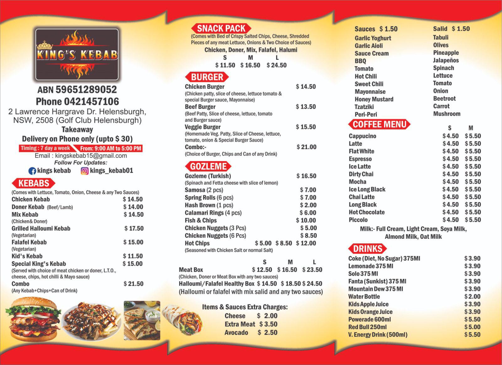 Images Kings Kebab Australia
