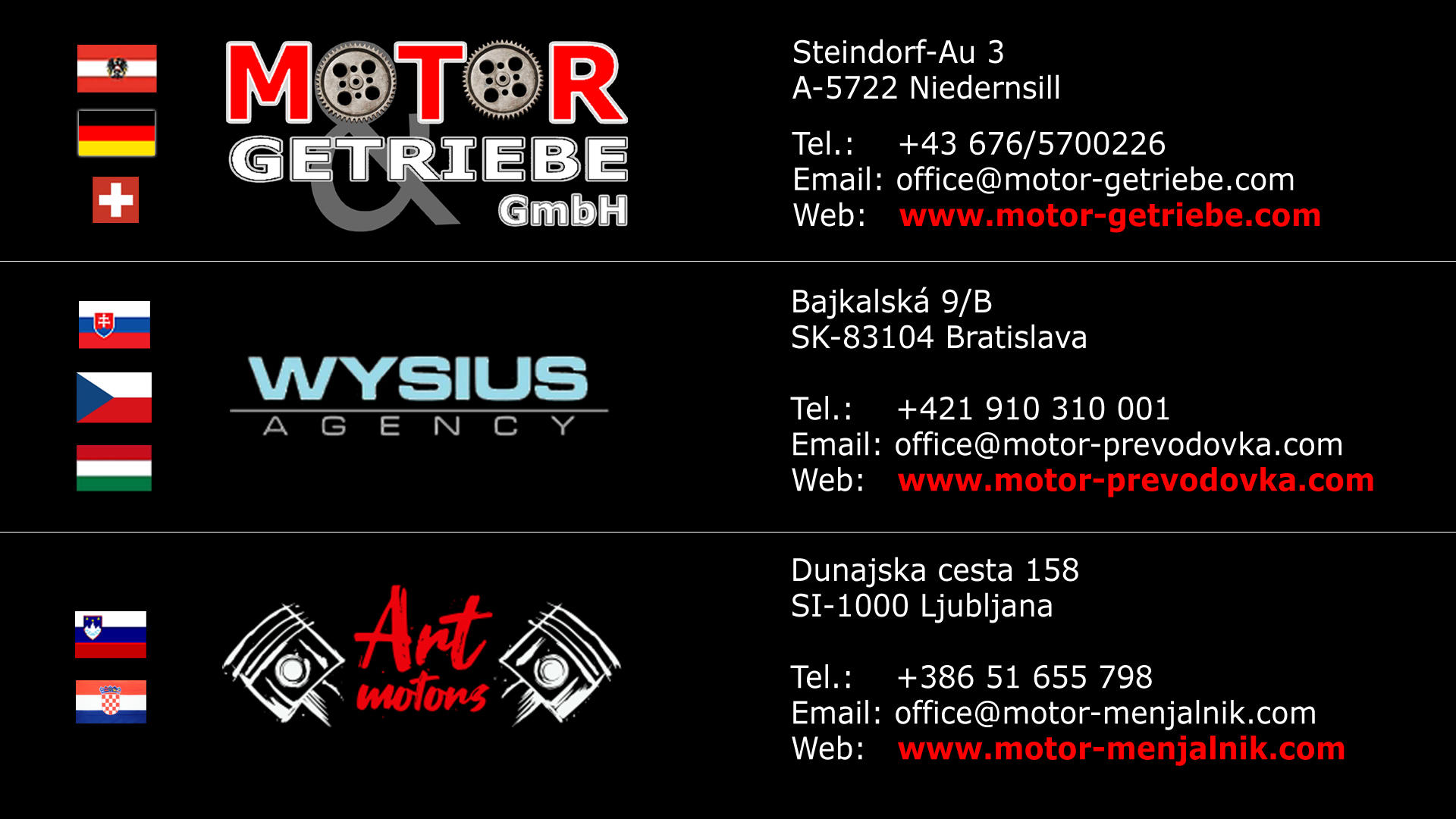 Motor & Getriebe GmbH, Steindorf-Au 3 in Niedernsill