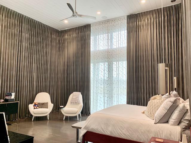 Check out how our Motorized Pleated Drapes complete the aesthetic of this room in Knoxville. These D Budget Blinds of Knoxville & Maryville Knoxville (865)588-3377