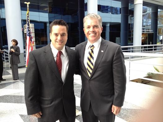 Industry One President with Suffolk County Executive Steve Bellone