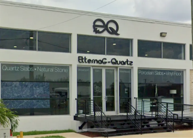 Your next design starts at EtternaG. Visit us at 3400 NW 78th Ave, Suite 1, Doral, FL 33122, and discover quartz, natural stone, and porcelain surfaces for your home or design project.