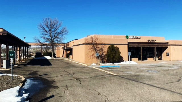 Photo of the WaFd Bank Branch location in Espanola, New Mexico. Located at 1124 Riverside Drive North, Espanola, NM 87532