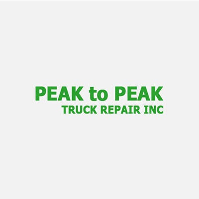 Peak To Peak Truck Repair Logo