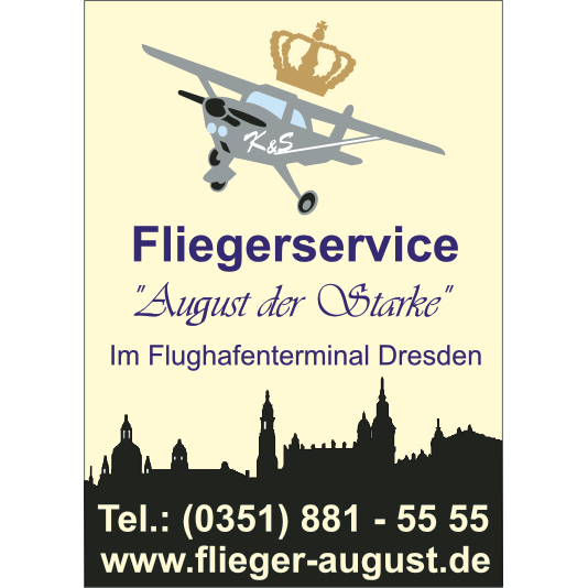 Logo Ralf Kruse & Thomas Seidel GbR Fliegerservice August der Starke