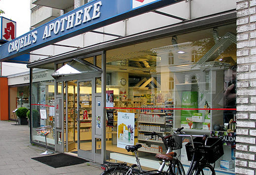 Carjell's Apotheke, Mittelweg 165 in Hamburg