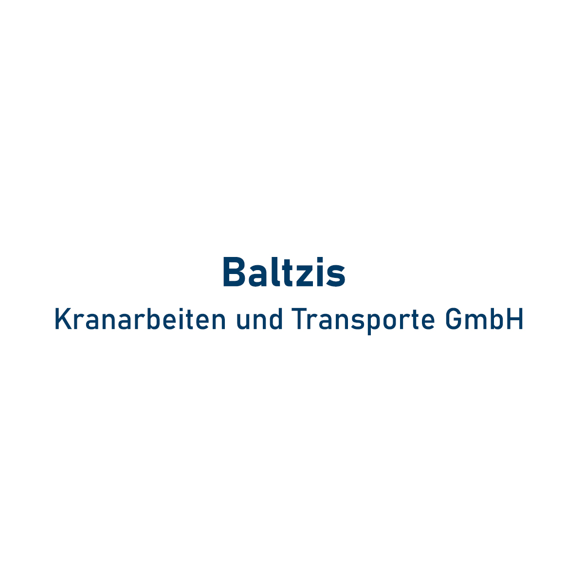 Logo Baltzis Kranarbeiten und Transporte GmbH