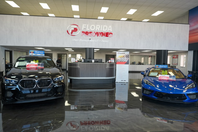 At Florida Preowned, a trusted used car dealership in Central Florida, we offer a wide selection of quality used cars, luxury used cars, and the finest used car iventory at competitive prices. We proudly serve Orlando, Winter Park, Altamonte Springs, Kissimmee, Windermere, and Miami with a broad inventory of popular makes and models, including Toyota, Honda, Chevrolet, Ford, BMW, and more. Our team delivers attentive customer service and flexible used car financing, whether you have good or bad credit. You can get pre-qualified for a used car loan online, value your trade with our Kelly Blue Book Instant Cash Offer, and schedule used car test drives with ease. Shop online from home or visit us in person to explore used cars, SUVs, and trucks for sale under $20k, all backed by transparent and affordable pricing. We speak both Spanish and English, making your car-buying experience simple, comfortable, and rewarding.