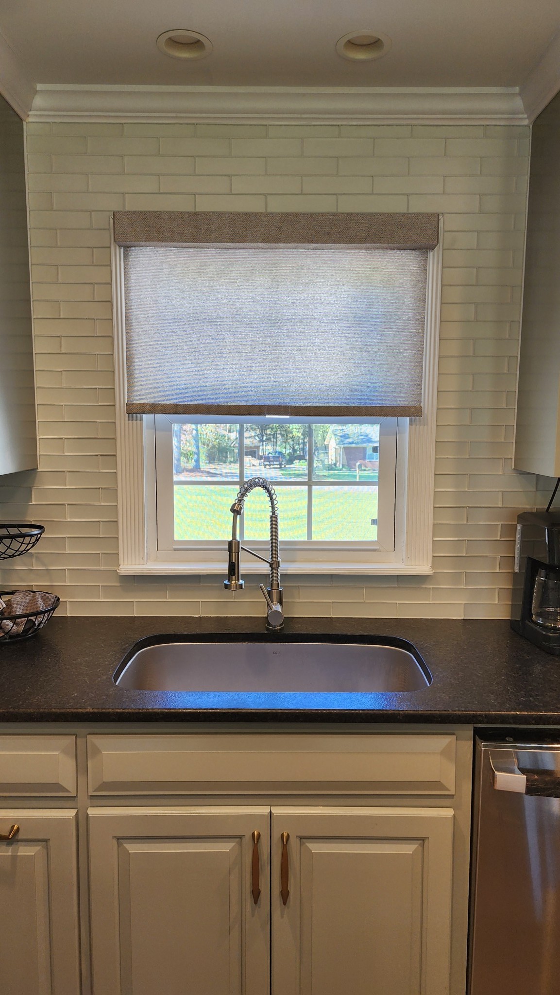 Roller Shades in the Kitchen