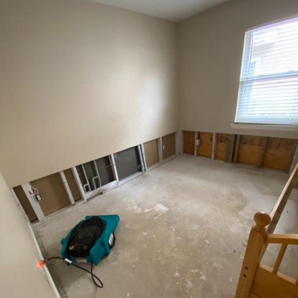 Drywall repair and structural drying