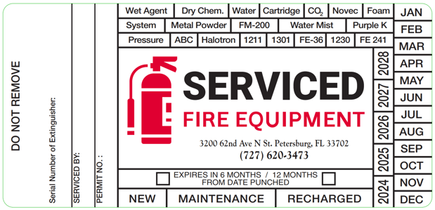 Images Serviced Fire Equipment
