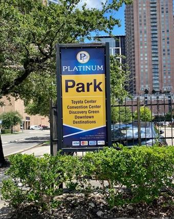 Images Platinum Parking Toyota Center Lot