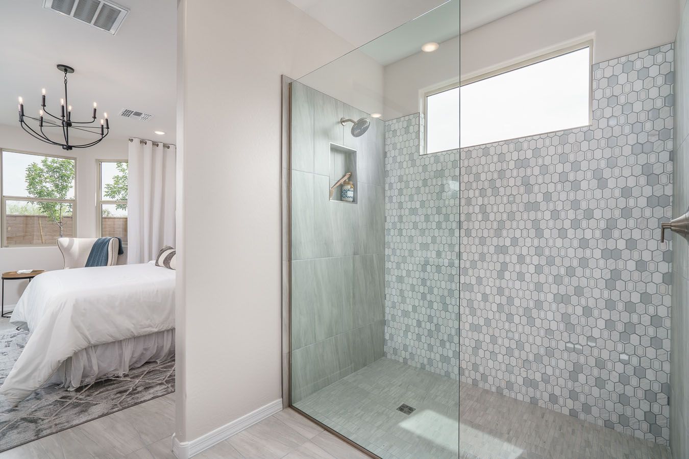 Fairways in Victory at Verrado - Turnberry Model Home - Owner's Bathroom Shower