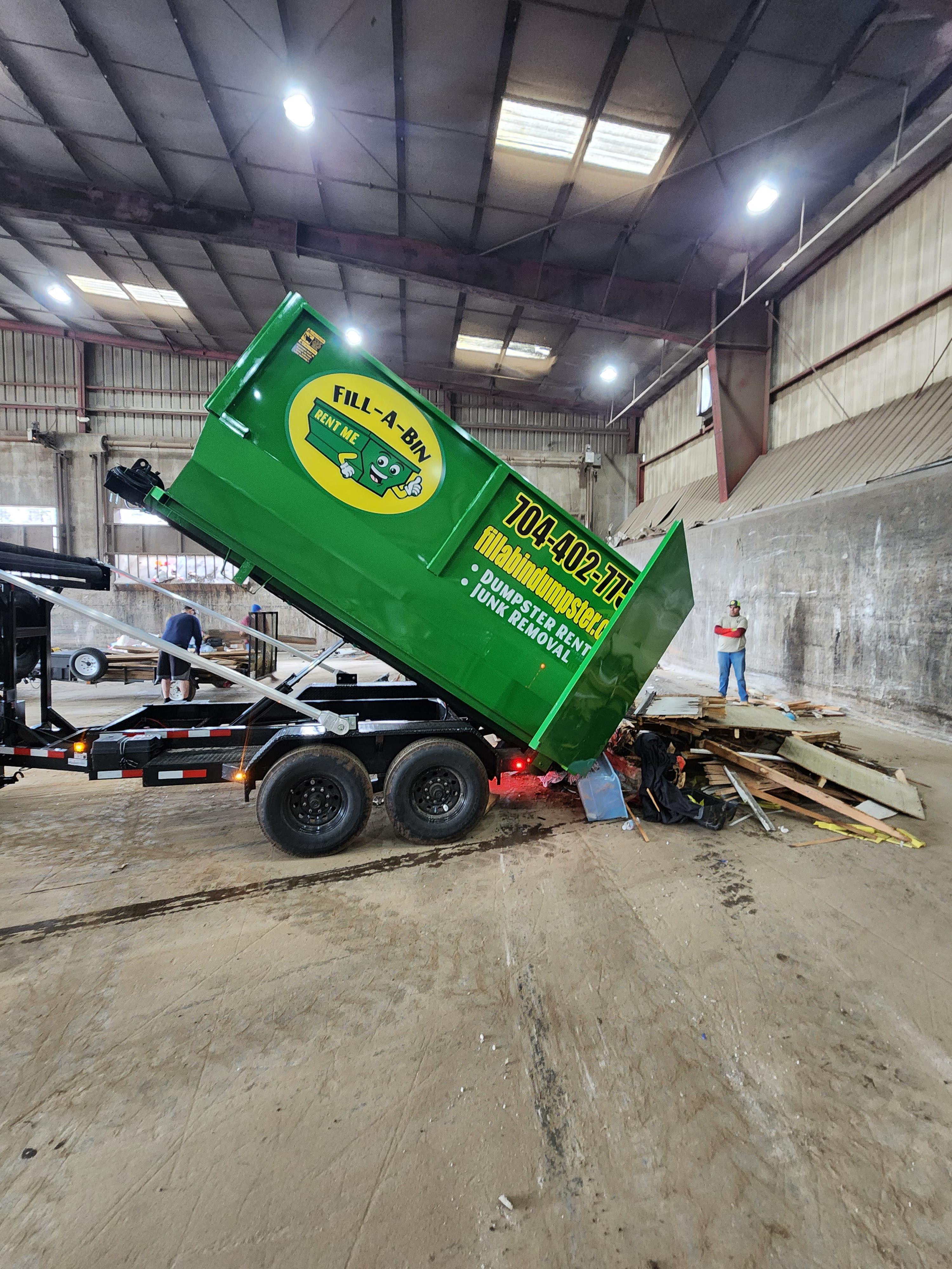 Tailored to your home projects, Fill-A-Bin Dumpster Rental & Junk Removal provides residential dumpster rentals that accommodate various disposal needs, ensuring a clean and clutter-free space in Statesville, NC.