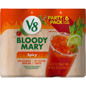V8® Bloody Mary Spicy Mix, 8 fl oz (4 Cases of 6 Cans) featured image