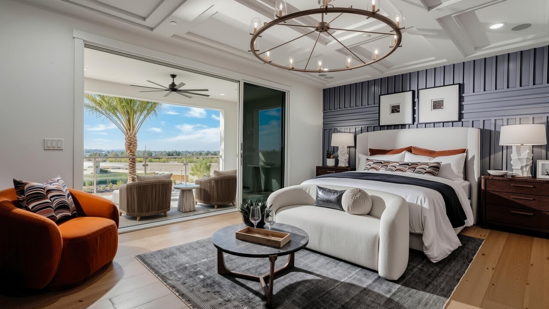 Spacious primary bedroom 