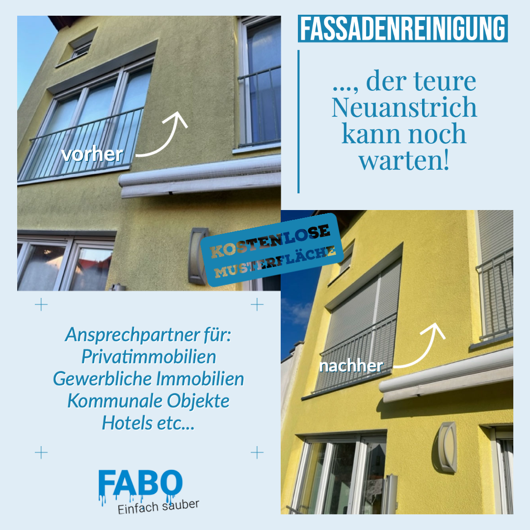 Bild 22 FABO einfach sauber Fassadenreinigung, Steinreinigung, Trockeneisreinigung in Böhl-Iggelheim
