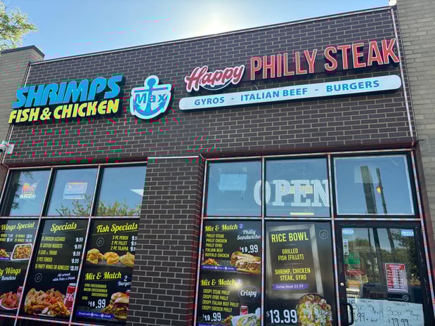 Images Happy Philly Steak Shrimp Fish & Chicken Max