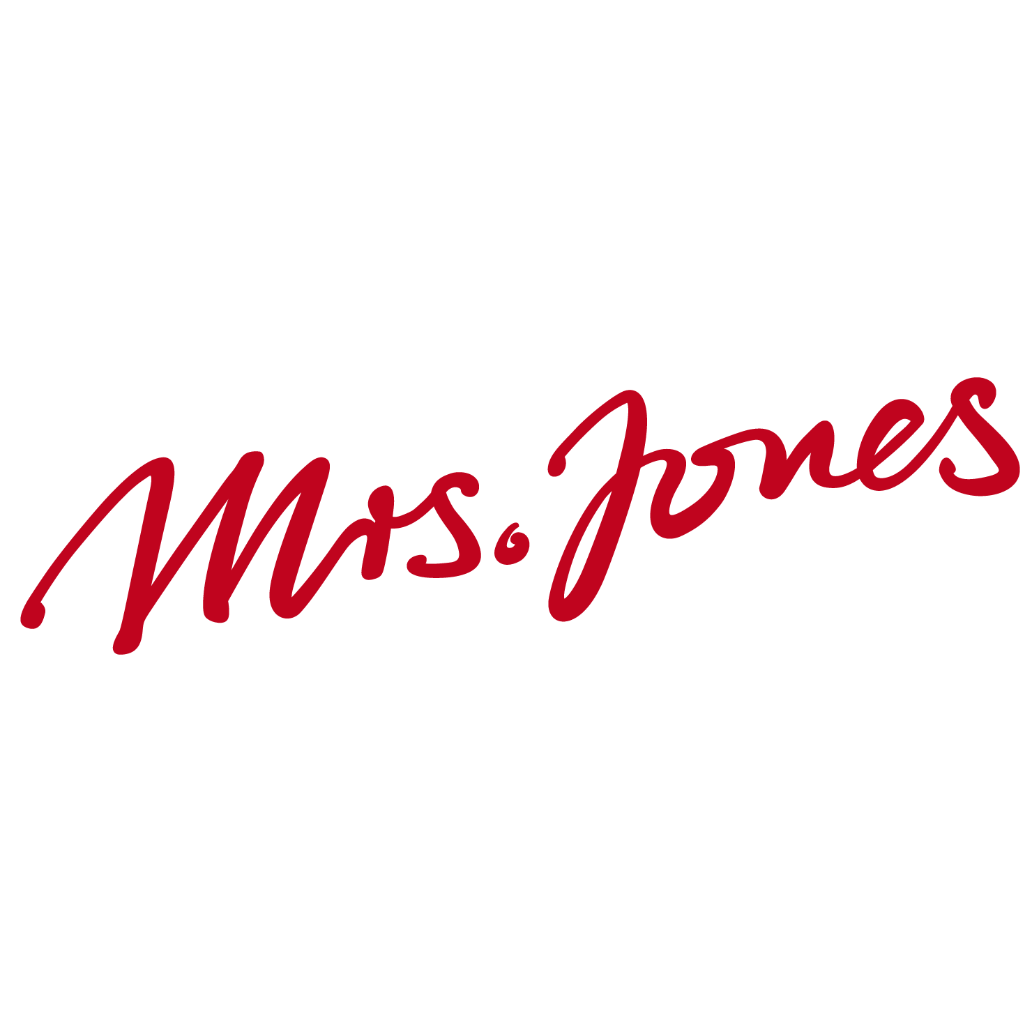 Logo Mrs. Jones