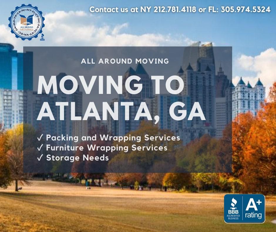Moving to Atlanta, Georgia is made easy with All Around Moving