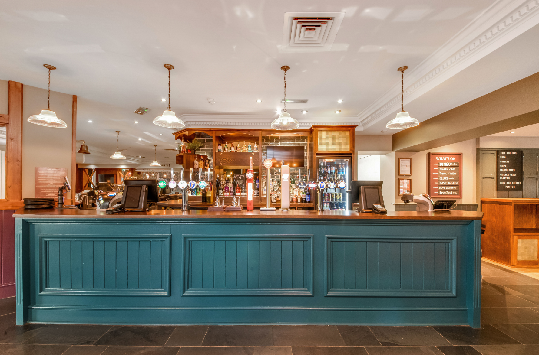 The Yorkshire Rose bar area