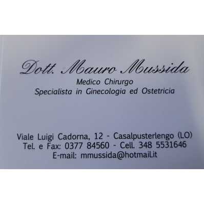 Dott. Mauro Mussida Medico Chirurgo  Specialista in Ginecologia ed Ostetricia Logo