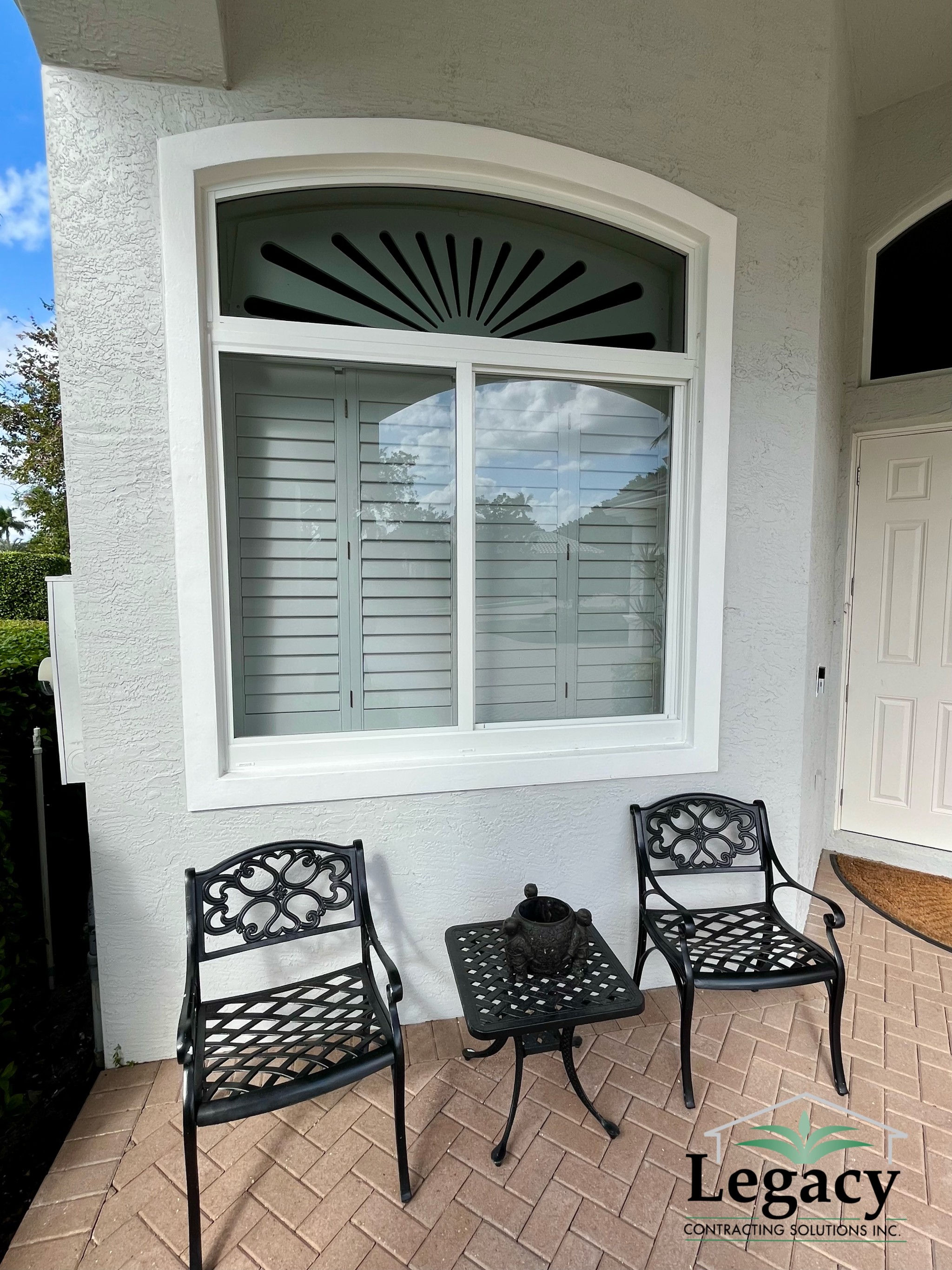 Brand new impact windows we installed for this customer in Palm Beach Gardens!
