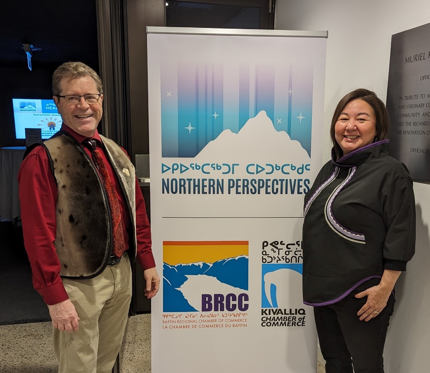 Wade, and Shirley Dagg, Manager, Events and Member Services , Baffin Regional Chamber of Commerce.jpg