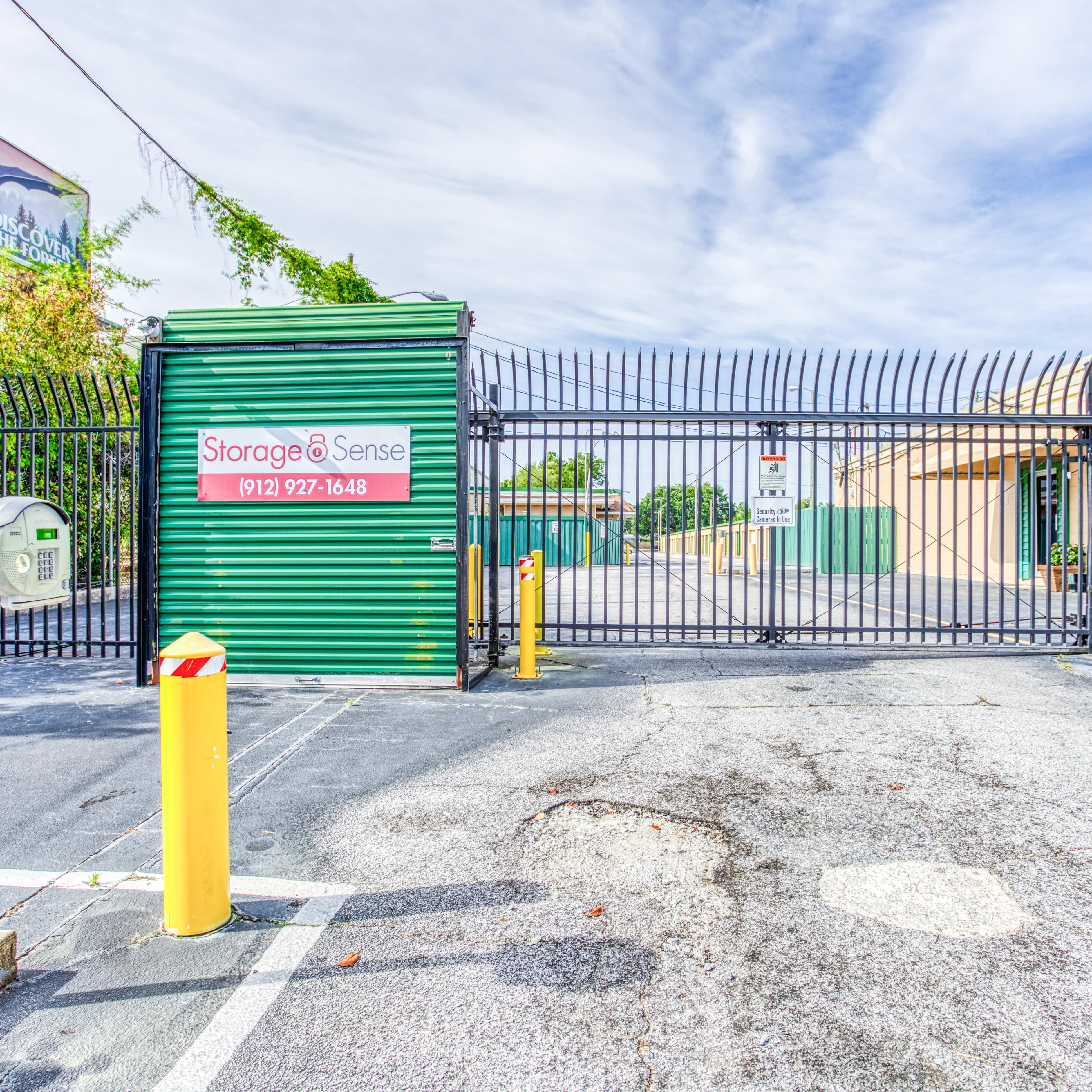 Storage Sense - Savannah - Gated Entrance to Storage Facility