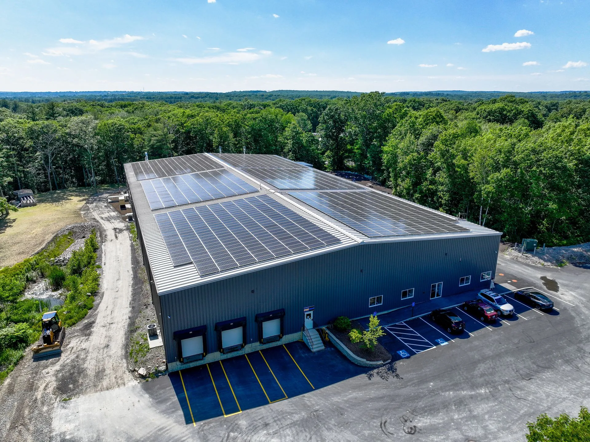 Commercial solar project in Massachusetts