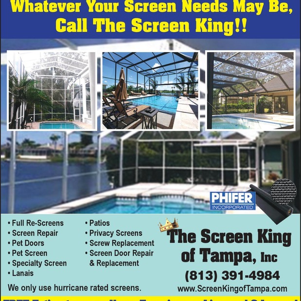 Images The Screen King of Tampa, Inc.