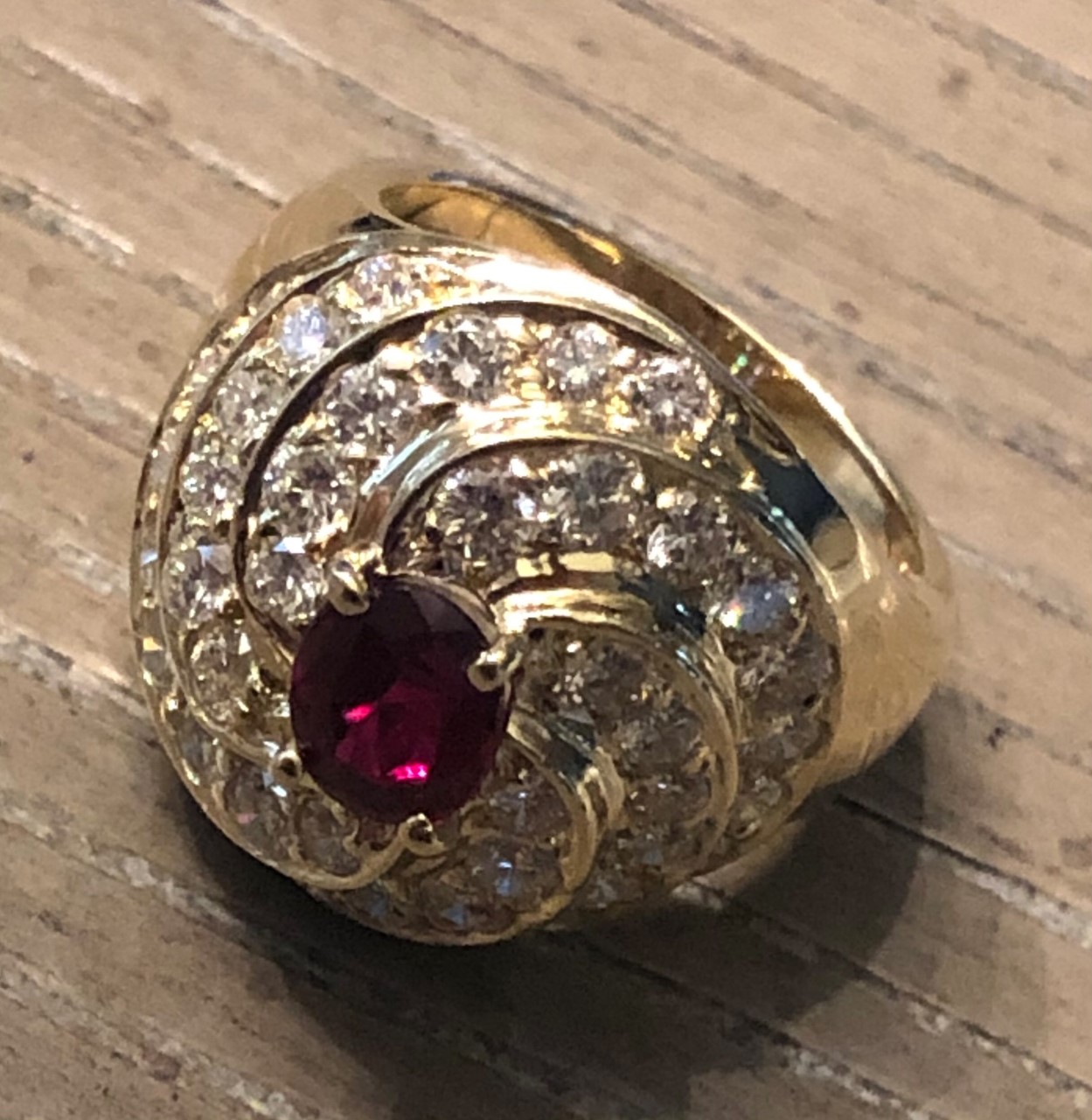 Yellow Gold Ruby Ring Collectors Coins & Jewelry Lynbrook (516)341-7355