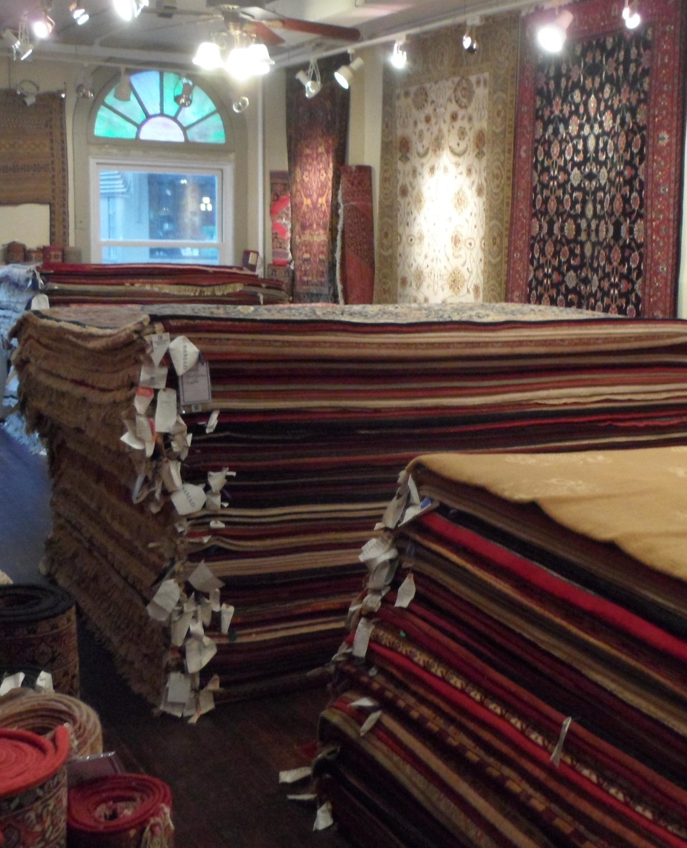 We have a large collection of rugs from around the world.