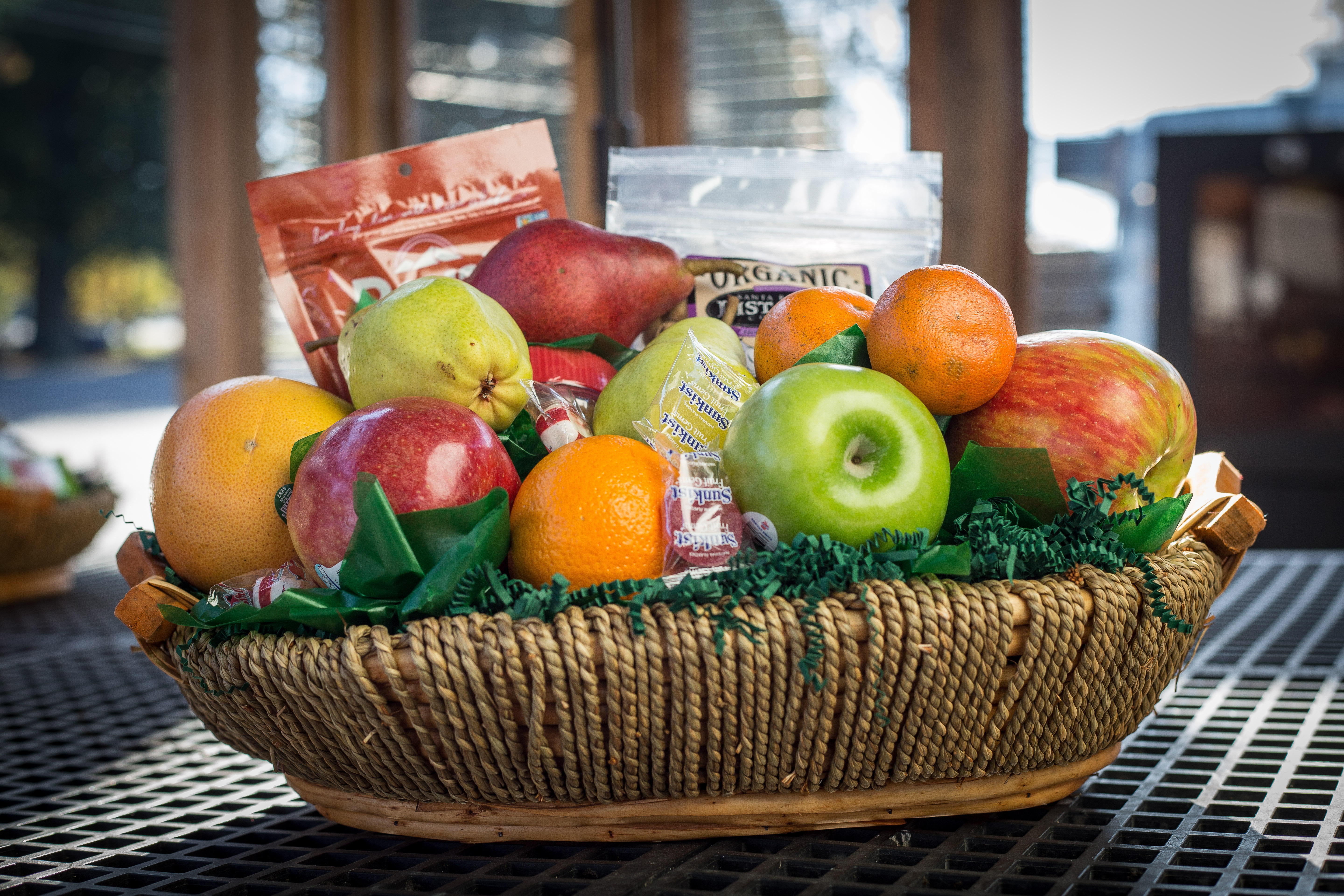 Midtown Market fruit and gift basket