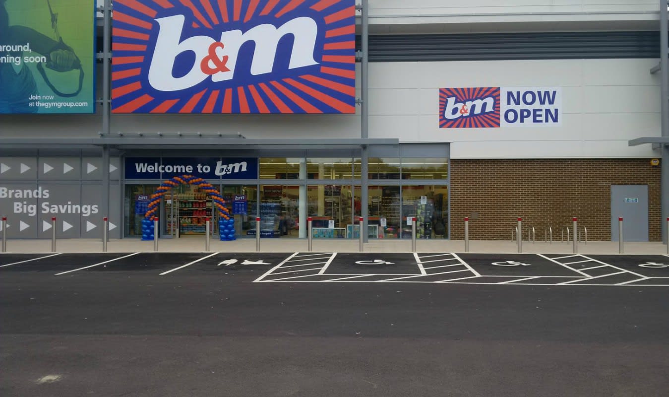 B&M's brand new Home Store in Strood, Kent. The store is located on the Strood Retail Park, Commercial Road.