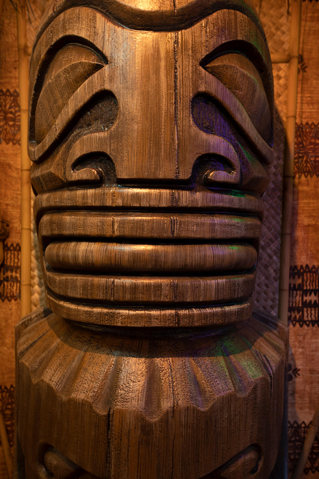 The Bamboo Room tiki bar is an immersive, exotic tropical hideaway nestled in the heart of Downtown Savannah. The design of The Bamboo Room features a collection of artifacts sourced from around the globe, personal collections, and hand-carved one of a kind items.