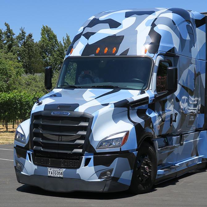 TAG Truck Center freightliner camo